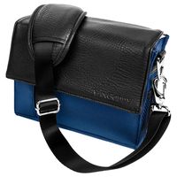 Blue adies Shoulder Bag Gadget Bag Fits Nikon SLR DSLR Cameras, Zoom Lens Accessory Pack