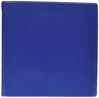 Samsill 2 Inch Value Document Storage 3 Ring Binder , Round Ring, 11 x 8.5 Inches, Dark Blue / Navy (11602)