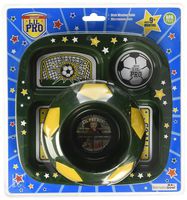 Lil Pro 1-30517 Soccerbowl Pet Feeding Set44; Green
