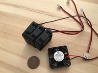 4 Pieces BXR 3010s 30x30x10 2 wires Brushless DC Cooling Fan Blower 12V Fans c12
