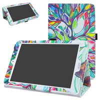 Acer Iconia One 8 B1-860 Case,Mama Mouth PU Leather Folio 2-Folding Stand Cover with Stylus Holder for 8.0" Acer Iconia One 8 B1-860 Android Tablet,Love Tree