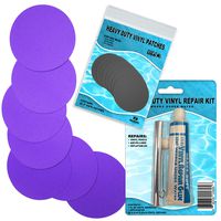 Pool Above 8 Pack 3" Rounds Heavy Duty Violet Vinyl Patch Kit