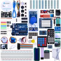 ELEGOO UNO R3 Project Most Complete Starter Kit w/Tutorial Compatible with Arduino IDE (63 Items)
