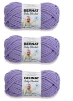 Bernat Bulk Buy Baby Blanket Yarn (3-Pack) Lilac 161103-3320