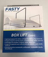 Fasty - Box Lift Straps/Garage Storage Lift/Cargo Lift - 2 Straps - 12' Long, 1" Wide - OSHA 100 lb - Strength 300 lb
