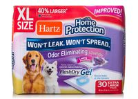 Hartz Home Protection Lavender Scent Odor Eliminating Gel Dog Pads, 30" x 21", 30 Count