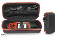 getgear GPS Unit Case for Garmin inReach Explorer+, Handheld Satellite Communicator, Built in mesh Accessory Pocket, Elastics Secure Strap