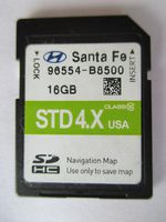 B8500 2015 2016 Hyundai Grand Santa Fe (SANTAFE) Navigation MAP SD Card ,GPS ,STD 4.X U.S.A OEM 96554-B8500
