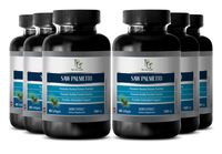 Libido Supplements Men - Saw Palmetto Berry Extract 160Mg - Male Prostate Health - 6 Bottle 360 Softgels