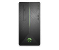 HP Pavilion Gaming Desktop Computer, AMD Ryzen 5 2400G, NVIDIA GeForce GTX 1060, 16GB RAM, 1TB hard drive, 128GB SSD, Windows 10 (690-0048, Black) (3LB74AA#ABA)