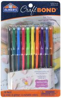 Elmer's CraftBond Gel Pens, 18 Piece Set, Assorted Colors
