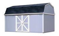 Handy Home Products Berkley Wooden Storage Shed, 10 by 16-Feet