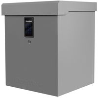 CleverMade Parcel LockBox S100 Series: Secure Package Delivery Box with Reinforced Steel Construction, Digital Lock & Ground Anchoring System For Online Shopping Deliveries, Grey