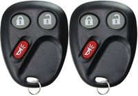 KeylessOption Keyless Entry Remote Control Car Key Fob Replacement for LHJ011 (Pack of 2)