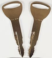Keyman (1 Pair) Toyota Forklift Equipment Ignition Keys Newer Style