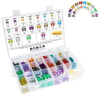 MulWark 220pc Assorted Standard Auto Car Truck Blade Fuses Set- 2A 3A 5A 7.5A 10A 15A 20A 25A 30A 35A-ATC/APR/ATO+ATM Mini Automotive Replacement Fuse Assortment Kit w/A Puller for Boat,Marine,RV,SUV