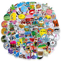 200Pcs Cool Random Sticker(50~1100 Pcs),Fast Shipped by Amazon.Random Vinyls Decals for Laptop,Cars,Motorcycle,Bicycle,Skateboard,Luggage
