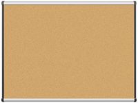 Best-Rite Origin Trim-Aluminum/Natural Cork Bulletin Board, 3 x 4 Feet (301OC-01)