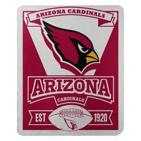 The Northwest Company Officially Licensed NFL Arizona Cardinals Marque Printed Fleece Throw Blanket, 50" x 60", Multi Color