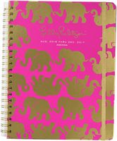 Jumbo 17 Month 2016-2017 Agenda - Tusk in Sun (Pink)