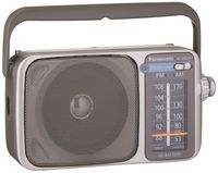 Panasonic Rf-2400D Am/FM Radio, Silver/Grey