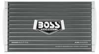 BOSS Audio Systems AR3000D Car Amplifier - 3000 Watts, 1 2 4 Ohm Stable, Class D, Monoblock, Remote Subwoofer Control