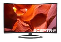 New Sceptre C328W-1920R 32" Curved LED Gaming Monitor 75Hz 1080P HDMI DisplayPort Ultra Thin Metal Black 2018