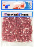 American Terminal E-FFR250N-100 22/18-Gauge Economy Nylon Fully-Insulated Female Quick Disconnects