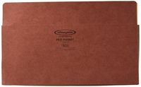 Wilson Jones Red Rope File Pockets, 7 Inch Expansion, Full Tyvek Reinforced Gussets, 9.5 x 14.75 Inches, Legal Size, Brown, 10 Pockets Per Box (WCC78CG)