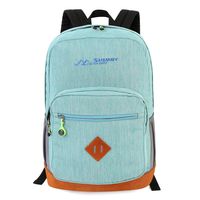 Summit Glory Travel Gear2 Water Resistant Laptop Backpack 17 Inch-Compass Pull Tag Tur