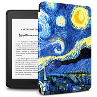 Infiland Kindle Paperwhite 2018 Case Compatible with Amazon Kindle Paperwhite 10th Generation 6 inches 2018 Release(Auto Wake/Sleep),Starry Night