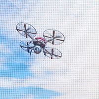 Just For Nets JFN Drone/UAV Enclosure Cage Netting (Net Only), 25'h x 30'w x 35'l