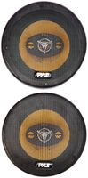 Car Four Way Speaker System - Pro 6.5 Inch 300 Watt 4 Ohm Mid Tweeter Component Audio Sound Speakers For Car Stereo w/ 40 Oz Magnet Structure, 2.25" Mount Depth Fits Standard OEM - Pyle PLG6.4 (Pair)