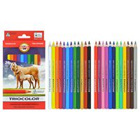 Koh-i-noor 24 Triocolor Drawing Colored Pencils 3144