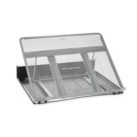 Rolodex Mesh Workspace Laptop Stand, Black/Silver (82410)