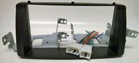 Double din car Radio Installation Package with Metal Side mounting Brackets for Radio in a Toyota Corolla (2003-2008)