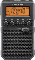 Sangean DT-800BK AM / FM / NOAA Weather Alert Rechargeable Pocket Radio (Black/Gray)