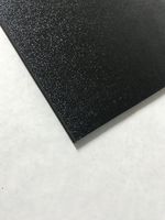 ABS Black Plastic Sheet 1/8" x 24" x 48" Textured 1 Side Vacuum Forming