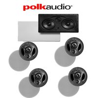 Polk Audio 900-LS + Polk Audio 255C-LS 5.0 Vanishing Series in-Ceiling/in-Wall Home Theater Speaker Package