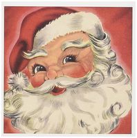 3dRose Jolly Santa Claus - Greeting Cards, 6 x 6 inches, set of 6 (gc_35942_1)