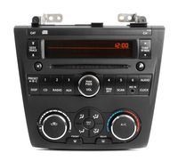 1 Factory Radio Radio AM FM CD w Aux & Climate Controls Compatible with 2007-09 Nissan Altima 28185 ZN40A PY13B