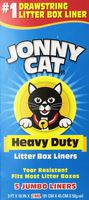 JONNY CAT Heavy Duty Litter Box Liners, Jumbo, 5 Liners-Box