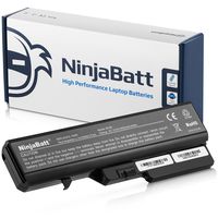 NinjaBatt Battery for Lenovo V570 G560 B570 IdeaPad Z470 Z560 Z565 Z570 Z575 L09S6Y02 L09M6Y02 L09L6Y02 G460 G565 V360 L09C6Y02 L10P6Y22 L10C6Y02 57Y6454 [6 Cells/4400mAh/48Wh]