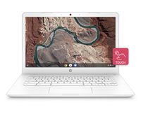 HP Chromebook 14-inch Laptop with 180-Degree Hinge, Touchscreen Display, AMD Dual-Core A4-9120 Processor, 4 GB SDRAM, 32 GB eMMC Storage, Chrome OS (14-db0070nr, Snow White) (Renewed)