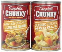 Campbell's Chunky Variety Pack, 18.6 oz. Can (Pack of 6)