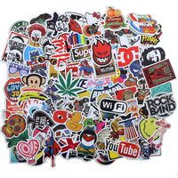 Cool Stickers,100Pcs,Waterproof Vinyl Stickers,for Door Window,Car,Motorcycle Bicycle,Luggage, Skateboard Vinyl Graffiti Laptop Stickers Decal Patches