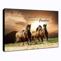 LACOFFIO Spirit of The Lord Corinthians 3:17 Wall Art Décor Plaque 9"x 6" Housewarming Gift Idea