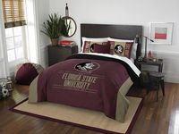 Officially Licensed NCAA Florida State Seminoles Modern Take Full/Queen Comforter and 2 Sham Set