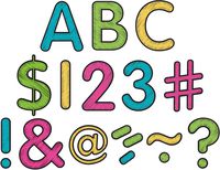 Teacher Created Resources Chalkboard Bright's Classic 2" Letters Uppercase Pack (5814)