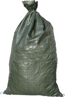 Sandbaggy 5 Green Sandbags - 14" x 26" Empty - Sandbags for Flooding - Sand Bag - Flood Water Barrier - Water Curb - Tent Sandbags - Store Bags